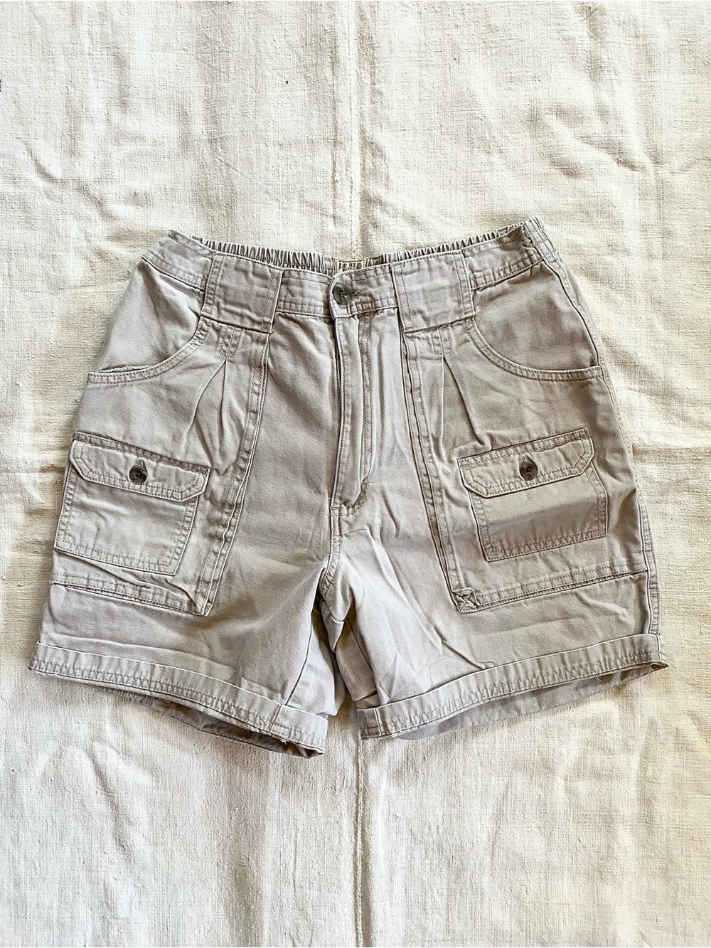 VTG Pure Cotton Cargo Safari Shorts